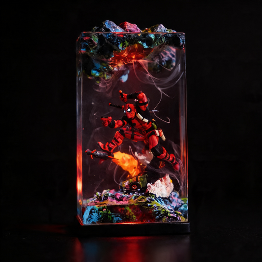 Lampe résine DeadPool