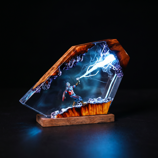 Lampe Résine Captain America XL