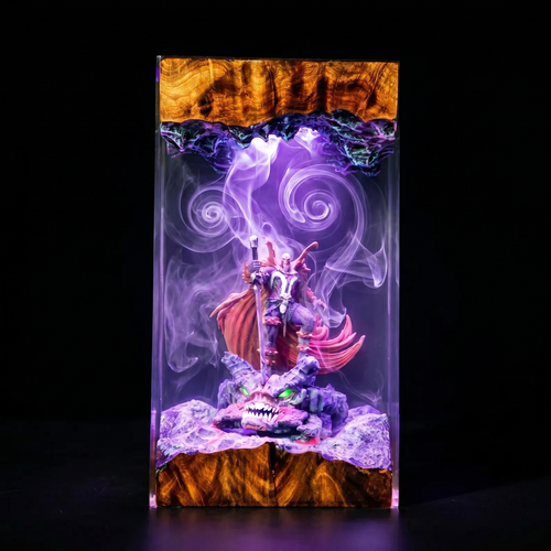 Lampe résine Hellspawn