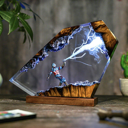 Lampe Résine Captain America XL