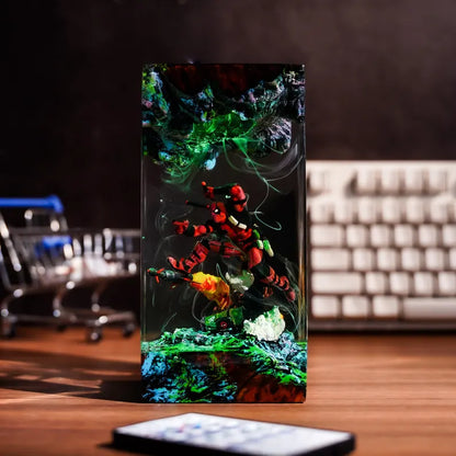 Lampe résine DeadPool