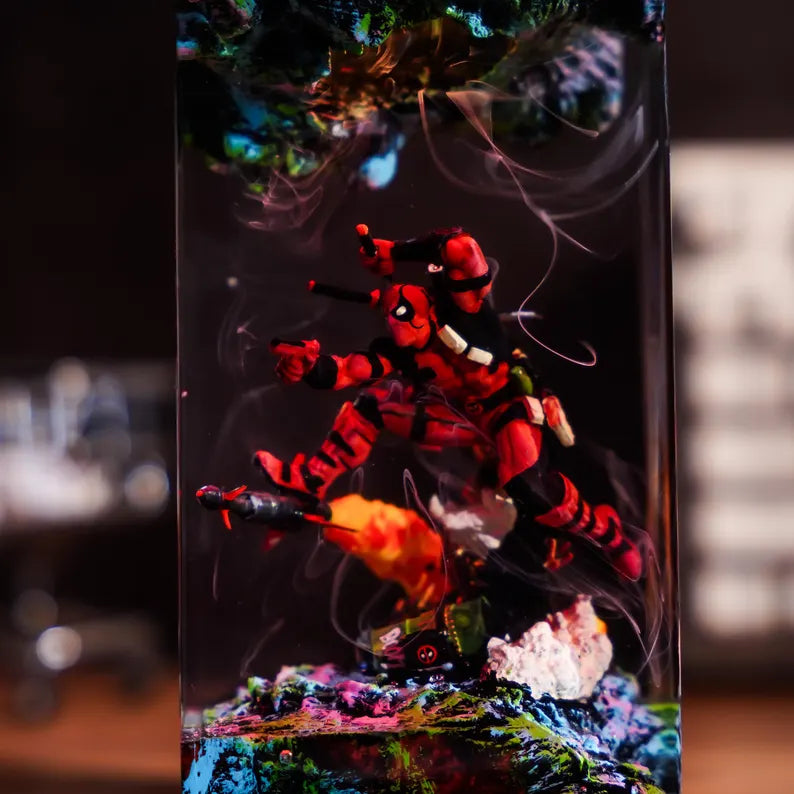 Lampe résine DeadPool