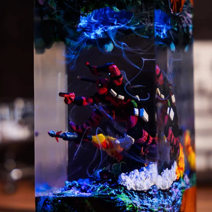 Lampe résine DeadPool