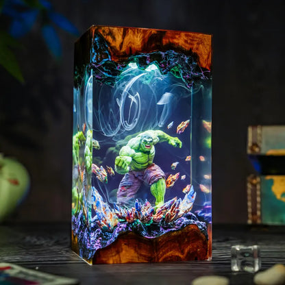 Lampe résine Hulk