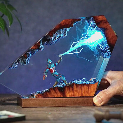 Lampe Résine Captain America XL