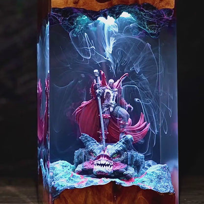 Lampe résine Hellspawn